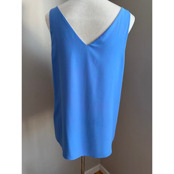 Lilly Pulitzer Reversible Tank Top Pink Floral & Blue – Medium (Est.) - Picture 8 of 9